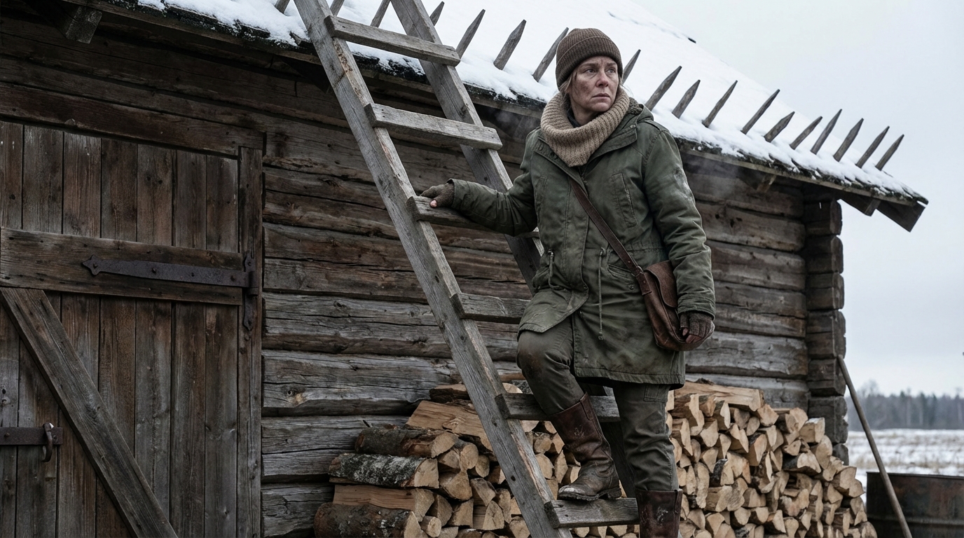 Se burlaron de los troncos puntiagudos clavados en el techo… pero cuando llegó el invierno, nadie volvió a reír.