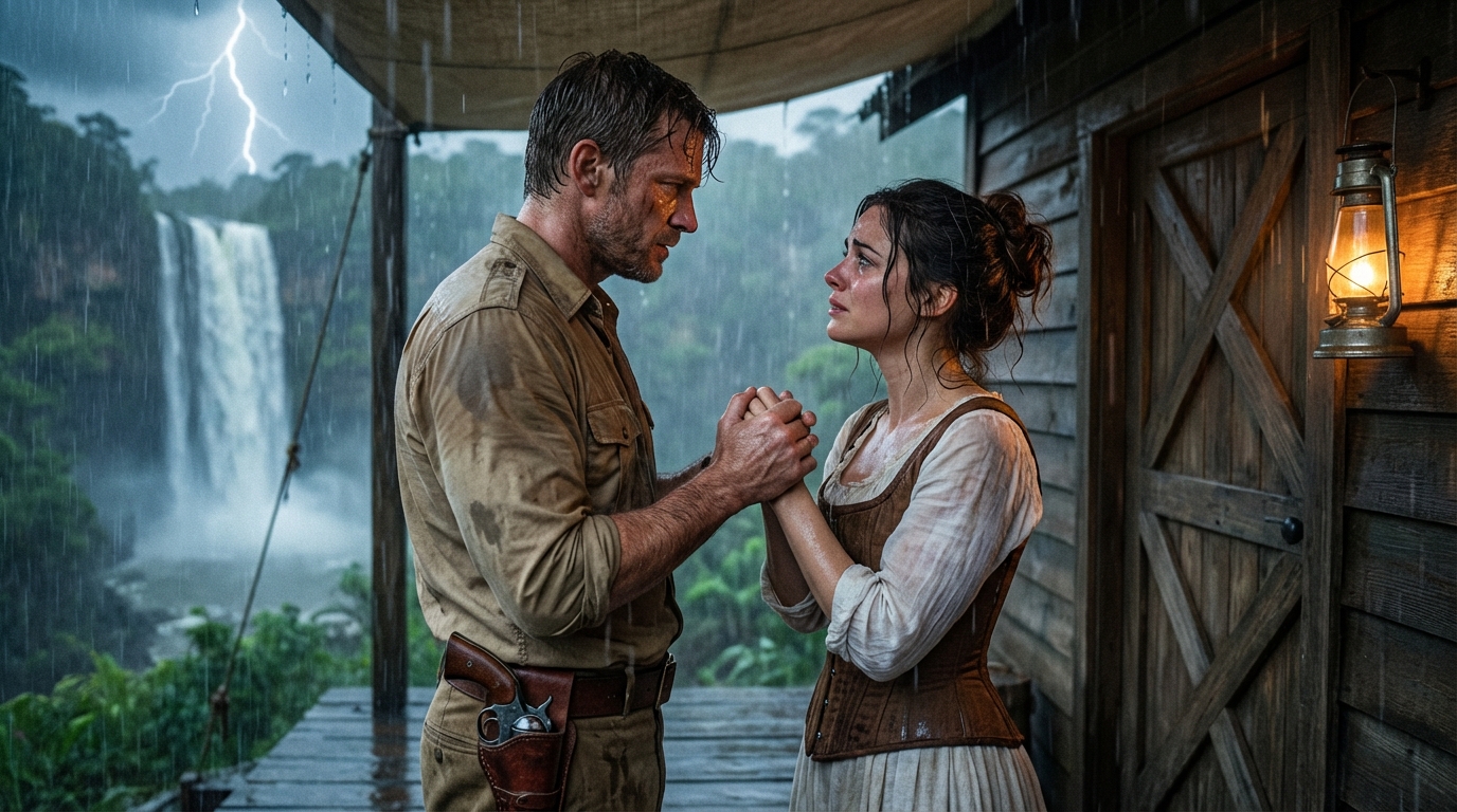 Todos querían huir al ver la casa al borde del precipicio, pero nadie imaginaba que el verdadero horror vivía dentro del hombre que habitaba ese lugar.