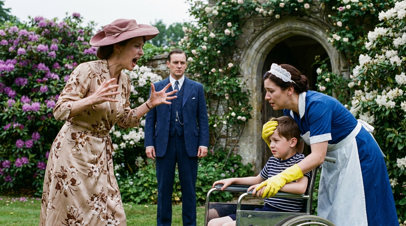 Un millonario descubre que una limpiadora protege a su hijo discapacitado — y queda paralizado al conocer la verdad.