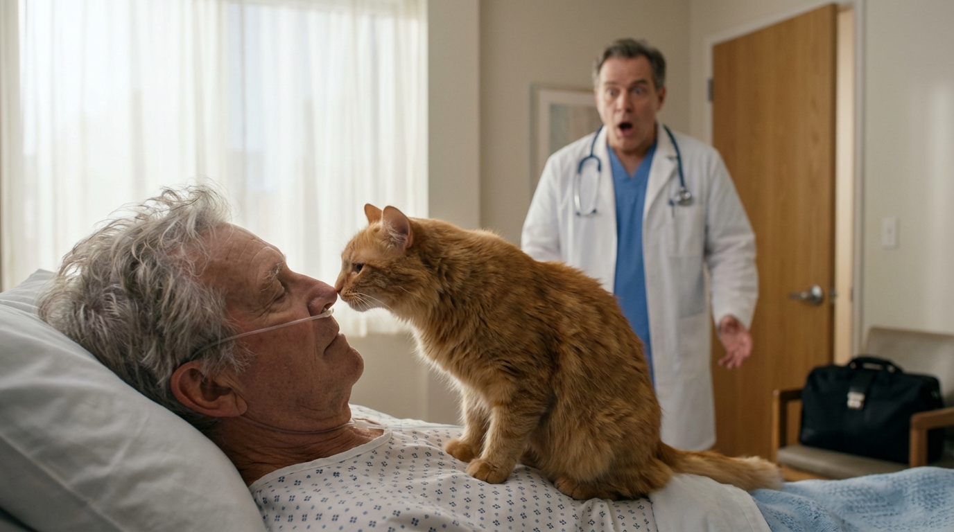 Un GATO CALLEJERO se COLÓ en la habitación del billonario en coma… y LO QUE OCURRIÓ DESPUÉS FUE UN MILAGRO QUE NI LOS MÉDICOS PUEDEN EXPLICAR…