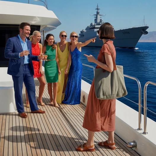 ELLOS SE RIERON DE SU ROPA HUMILDE Y LA TRATARON COMO BASURA EN UN YATE EXCLUSIVO, PERO CUANDO LA ARMADA LLEGÓ A RENDIRLE HONORES, EL MIEDO LOS PARALIZÓ AL DESCUBRIR SU VERDADERA IDENTIDAD