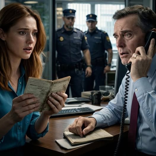 En el funeral, mi abuelo me dejó una vieja libreta bancaria. Mi madre la tiró a la basura y murmuró: “Esto debería haberse quedado enterrado.” No dije nada. Fui al banco. El gerente palideció al verla. Me miró fijamente y susurró: “Llamen a la policía. No la dejen salir.” En ese instante, supe que mi familia me había mentido toda la vida.