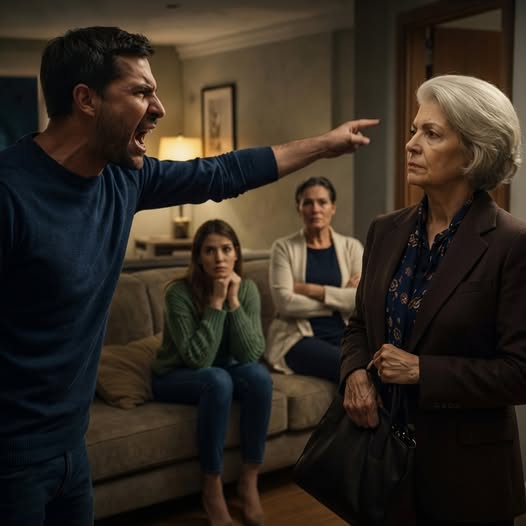 Mi hijo me gritó: «Mamá, discúlpate con mi suegra o vete de mi casa». Sentí que la tierra se abría bajo mis pies, pero aun así lo miré directo a los ojos y contesté con tres palabras que cambiaron todo. Ella sonrió con seguridad, creyendo que había vencido. Dos semanas más tarde, alguien llamaba a mi puerta con desesperación… y esta vez, la decisión final estaba en mis manos.