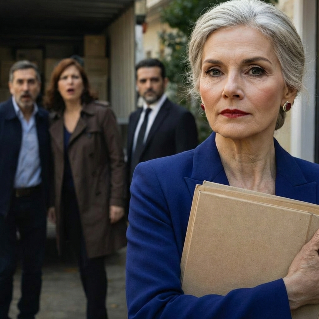 Después de jubilarme, guardé un secreto: ochocientos mil dólares a salvo en un fideicomiso. Creí que era paranoia, hasta que mi hijo sonrió y dijo: “La casa está a mi nombre. Tienes hasta el viernes para irte”. Lo miré sin pestañear: “¿De verdad crees que no me preparé?”. Dos días después, regresaron con camiones… y se quedaron helados al ver quién me esperaba en el porche, con una carpeta en la mano.