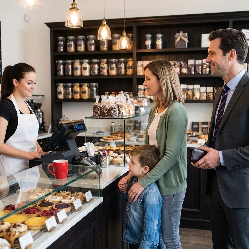 Ella no podía pagar la tarta de cumpleaños de su hijo. El hombre detrás de ella pagó la cuenta y le susurró: ‘Es solo un préstamo’. Lo que ocurrió después te hará creer de nuevo en el amor y el destino. ❤️✨