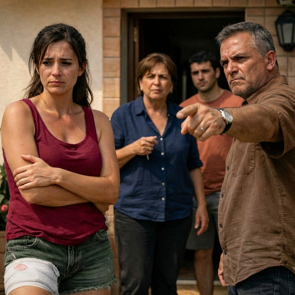 Cojeaba con mi bebé en la cadera cuando escuché la voz de mi padre detrás de mí. Se quedó helado. “¿Por qué caminas? ¿Dónde está tu coche?” Tragué saliva. “Su madre lo tomó… dice que debería agradecer que me dejen quedarme.” Su mandíbula se tensó. “Sube al coche. Esto termina hoy.” No sabía si sentir alivio o miedo… porque mi padre no hablaba así desde la última vez que alguien cruzó un límite.