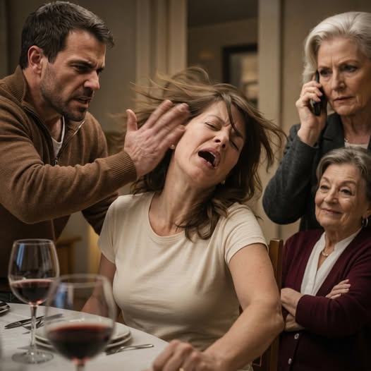 “Lo vi levantar la mano, y antes de que pudiera reaccionar, ¡pam! El sonido del golpe heló la mesa. “Así es como aprende”, gritó su madre, sonriendo. Sentí que la sangre me ardía y luego se volvía hielo. Me levanté sin decir una palabra, saqué mi teléfono y marqué un número que juré no volver a usar. Ellos creían tener el control. No tenían idea de quién soy cuando cruzan esa línea.”