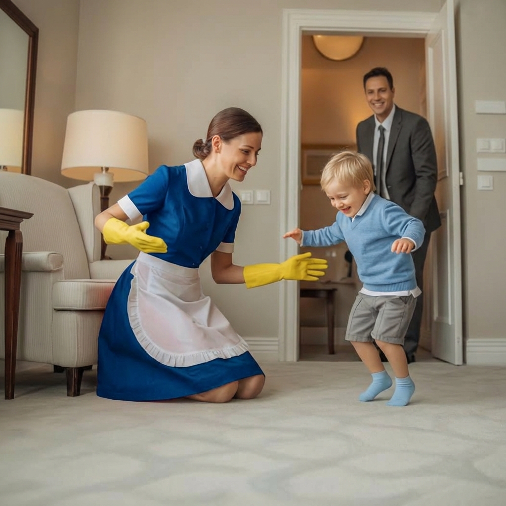 El millonario instaló cámaras para vigilar a la niñera