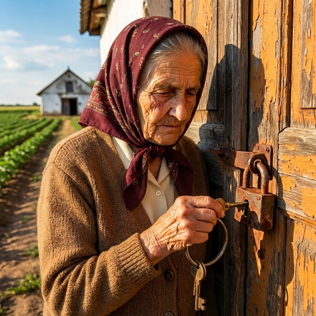 Llevaban 40 años casados y él nunca le permitió entrar al viejo cobertizo. Cuando ella por fin abrió la puerta, descubrió lo que él había estado ocultando toda la vida… y rompió en llanto 😭🗝️