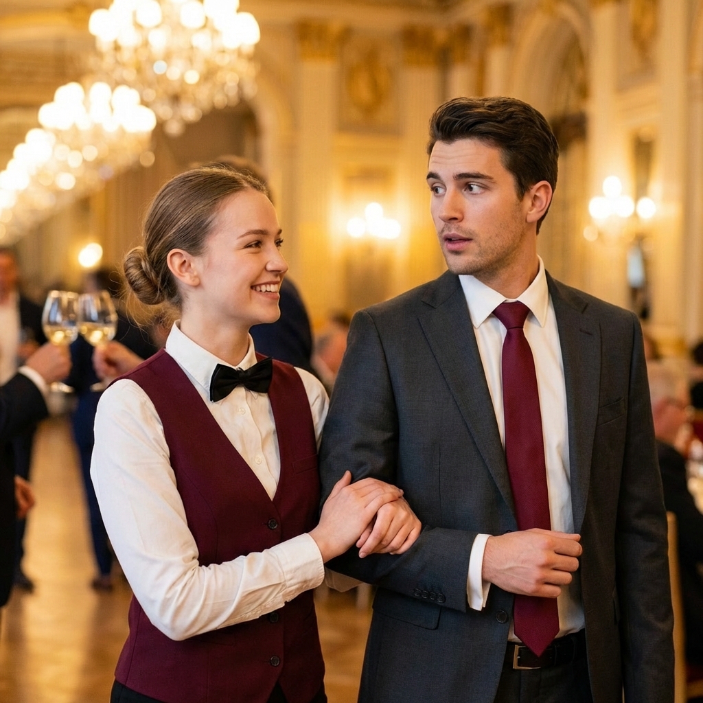 Solo quería verlo sonreír: Invitó a bailar al cliente más triste sin saber que era un millonario viudo. Lo que ocurrió en la pista cambió su destino para siempre. ❤️🥺