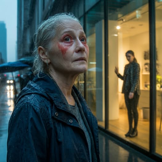 BAJO LA LLUVIA DE CRISTAL, EL DESPRECIO DE MI HIJA ME LLAMÓ CRIMINAL, PERO UN HOMBRE MORIBUNDO REDIMIÓ MI ALMA