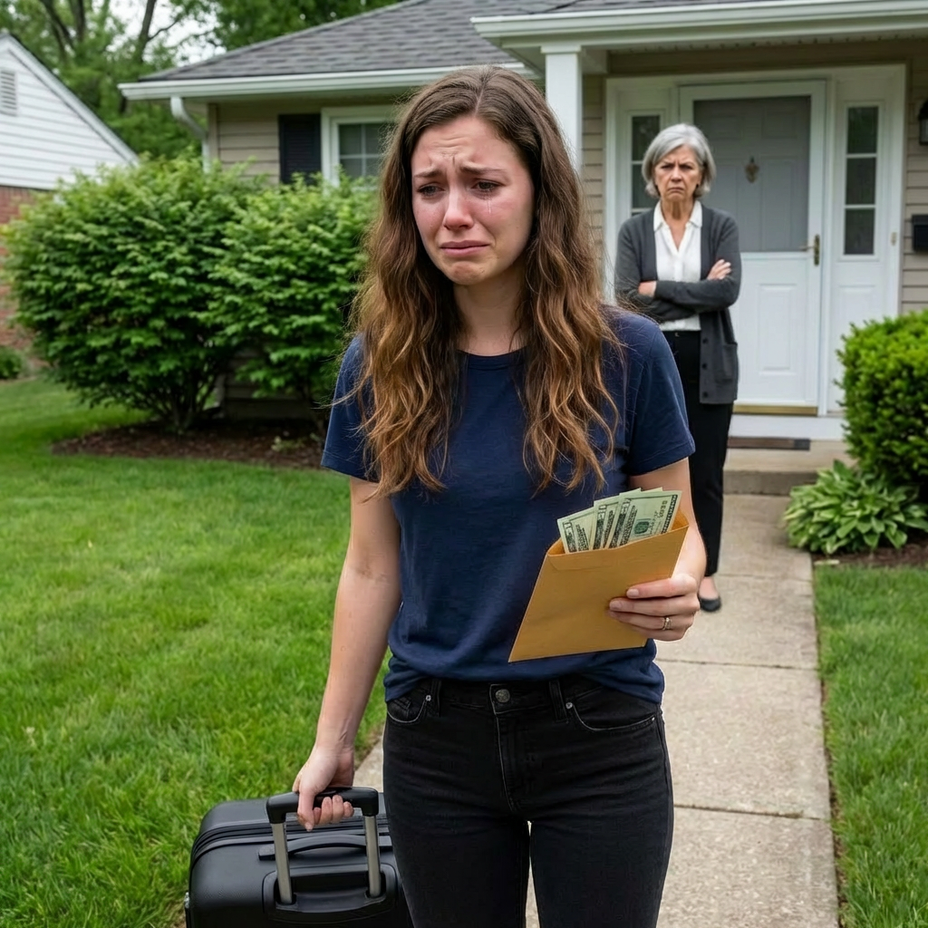 “¡Lárgate, muerta de hambre!”: La suegra la echó a la calle con una maleta vieja tras el funeral, sin imaginar el secreto que su hijo le dejó escondido en el bolsillo… 😭💔🔥