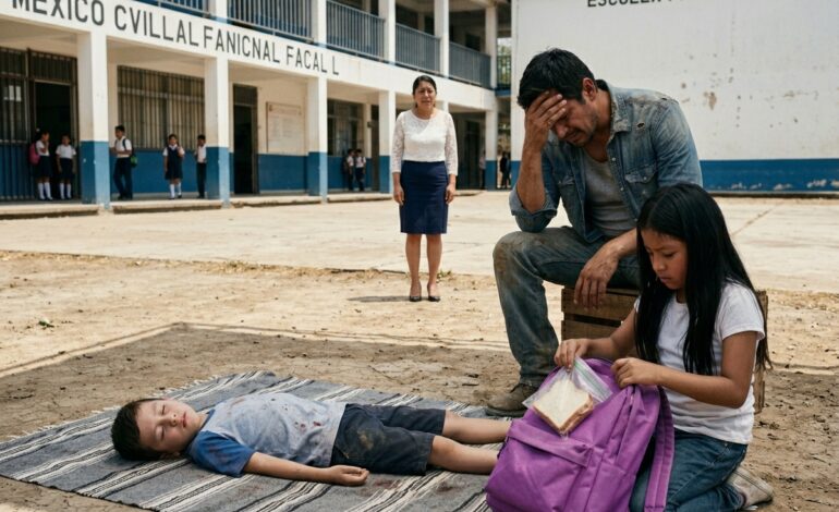 Cada día, una niña de 7 años guardaba su almuerzo en lugar de comérselo. Intrigada, su maestra la siguió durante el recreo, y lo que vio detrás de la escuela la obligó a hacer una llamada de emergencia.