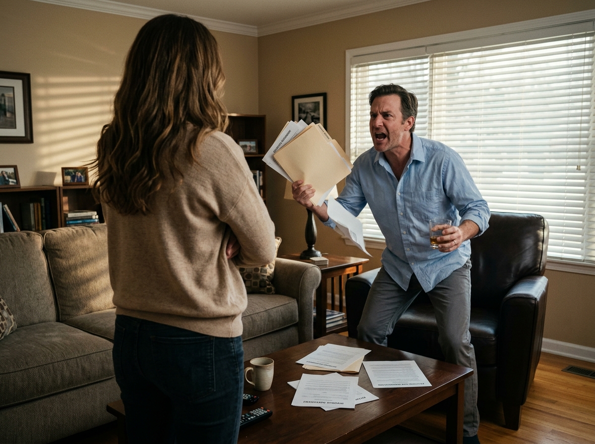 Me gritó: “¡Oye, perra enferma! Ya presenté los papeles de divorcio. ¡Sal de mi casa mañana!”.